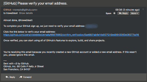 Confirm your email
